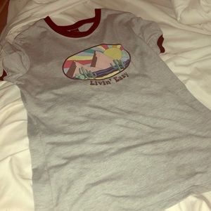 Vintage Grey Livin’ easy Tee